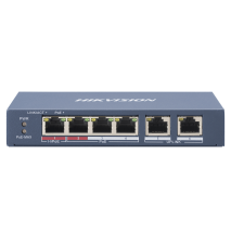 Hikvision DS-3E0106P-E/M PoE Switch hub és switch