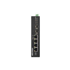 Hikvision DS-3T0506HP-E/HS Gigabit Switch (DS-3T0506HP-E-HS) hub és switch