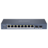 Hikvision Hikvision DS-3E1510P-SI 10 portos Gbit PoE switch (110 W), 8 PoE + 2 SFP uplink port, smart menedzselhető