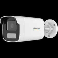 Hikvision IP, Csőkamera, 2 MP, Fix objektív, 4mm,30m fehér fény, Fehér LED megfigyelő kamera