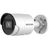 Hikvision IP, Csőkamera, 8 MP, Fix objektív, 2.8mm, EXIR 40m, Fekete,  IR, Beépített mikrofon,