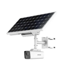 Hikvision IP, Csőkamera, Fix objektív, 4mm, Fehér fény, 4G, Napelem megfigyelő kamera