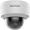 Hikvision IP, Dómkamera, 2 MP, Fix objektív, 2.8mmColorVu,  Hang/riasztás I/O, Beépített mikrofon,