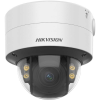Hikvision IP Dómkamera, 6MP, 2.8-12mm Motoros objektív, 40m Fehér LED megvilágítás
