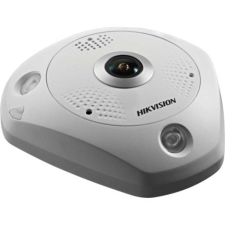 Hikvision IP, Fisheye kamera, 12 MP, Fix objektív, 1.29mm, IR, Beépített mikrofon megfigyelő kamera