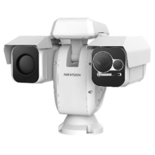 Hikvision IP hő- (640x512) 8.3°x6.64° és 4MP (6mm-336mm) forgózsámolyos kamera; ±8°C; -20°C-150°C; NEMA 4X megfigyelő kamera