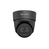 Hikvision IP, Turret kamera, 4MP, fekete, Motoros obj., 2,8-12mm, IR 40m, SD fogl., Hang-riasztás in/out