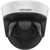 Hikvision IP, Turret panoráma kamera, 8MP, Fix objektív, 2.8mm, IR, 20m, SD, Hang, alarm in, Korrózióálló