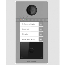 Hikvision Négylakásos villa IP video-kaputelefon kültéri egység, kártyaolvasóval, WiFi kaputelefon