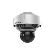 Hikvision PanoVu 180° 16 MP panoráma- és 40x PTZ IP dómkamera; hang I/O; riasztás I/O megfigyelő kamera