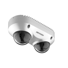 Hikvision PanoVu Dual-Directional 4 MP EXIR IP panorámakamera; hang I/O; riasztás I/O; mikrofon megfigyelő kamera