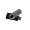Hikvision Pen Drive 64GB Hikvision M200S USB2.0 kihajtható fekete (HS-USB-M200S(STD)/64G/WW) (HS-USB-M200S(STD)/64G/WW)