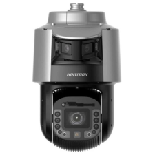 Hikvision TandemVu Smart link IP panoráma+PTZ kamera; 4 MP; 25x zoom; 36 VDC; ablaktörlővel megfigyelő kamera
