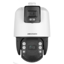 Hikvision TandemVu Smart link IP panoráma+PTZ kamera; 4 MP; 32x zoom; riasztás I/O; hang I/O megfigyelő kamera