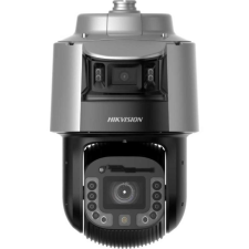Hikvision TandemVu Smart link IP panoráma+PTZ kamera; 4 MP; 42x zoom; 36 VDC; ablaktörlővel megfigyelő kamera
