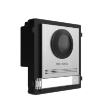 Hikvision Társasházi IP video-kaputelefon kültéri főegység; fém; moduláris; rozsdamentes acél kaputelefon