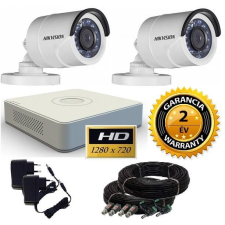 Hikvision TurboHD-TVI 2 kamerás kamerarendszer megfigyelő kamera