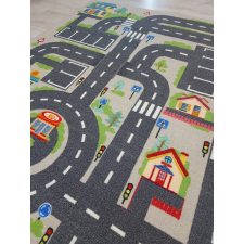 Hilal KIDS-CITY, autópályás gyerekszőnyeg gumis hátoldallal, 80x120 lakástextília