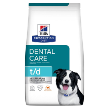 Hill's Prescription Diet t/d Dental Care kutyatáp 10kg vitamin, táplálékkiegészítő kutyáknak
