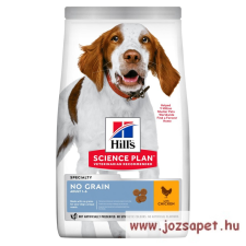 Hill&#039;s SP Canine Adult Nograin Chicken 2,5 kg gabonamentes kutyatáp kutyaeledel