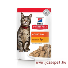 Hill&#039;s SP Feline Adult Chicken Alutasakos eledel 12x85g macskaeledel