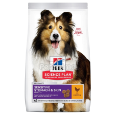 Hill's Hill's Science Plan Sensitive Stomach & Skin száraz kutyatáp 14 kg kutyaeledel