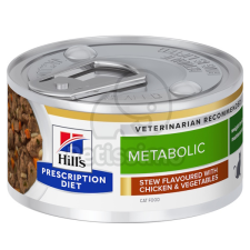  Hill's Prescription Diet Metabolic Wight Management Vegetable & Chicken Stew kutyatáp - konzerv 156 g kutyaeledel