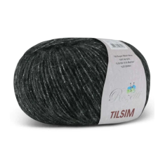 Himalaya TILSIM csillogós fonal, 50g - fekete 362-14 rövidáru