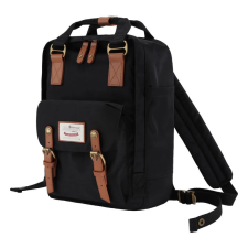 HIMAWARI 188L Laptop backpack 14" fekete-barna számítógéptáska