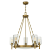 Hinkley Lighting Hinkley klasszikus csillár collier sárgaréz átlátszó elshk-collier5