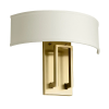 Hinkley Lighting klasszikus fali lámpa hampton fehér sárgaréz elshk-hampton2-bb