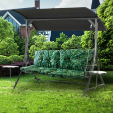 Hintaágy párna 130 cm Zöld mexikói pálmaleveles kerti bútor