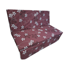 Hintaágy párnalap 170 cm bordó fehérvirágos mintával kerti bútor