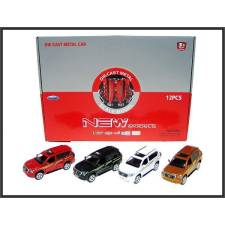 Hipo Fém Autó 12 cm Hang Effektek Fény Különböző Színekben 16152 (HXFY072) autópálya és játékautó