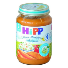 Hipp 6250 rizses zöldségkrém csirkével 5 hónapos kortól 190g bébiétel