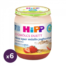 Hipp BIO alma-eper müzlis joghurtban, 7 hó+ (6x160 g) bébiétel