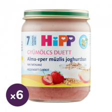Hipp BIO alma-eper müzlis joghurtban, 7 hó+ (6x160 g) bébiétel