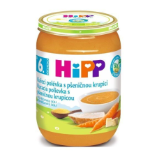 HiPP BIO Csirkehúsleves búzadarával (190 g) bébiétel