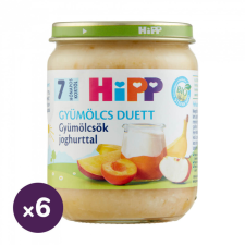 Hipp BIO gyümölcsök joghurttal, 7 hó+ (6x160 g) bébiétel