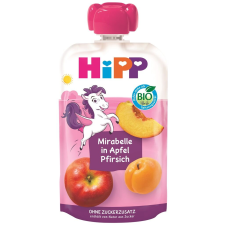 HiPP BIO HiPPis Almás, Őszibarackos, Ringlós (12m+) 100 g bébiétel