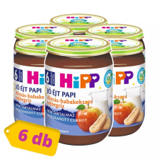 Hipp BIO jó éjt papi almás-babakekszes tejbegríz, 6 hó+ (6x190 g) bébiétel