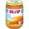  HiPP BIO Sárgarépa kukoricával és BIO borjúhússal 190 g, 6h+