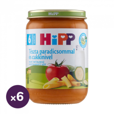 Hipp BIO tészta paradicsommal és cukkinivel, 6 hó+ (6x190 g) bébiétel