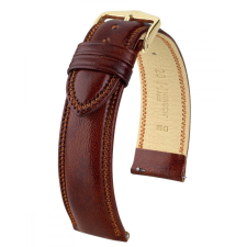 Hirsch Ascot borjúbőr óraszíj, aranybarna 19/18L óraszíj