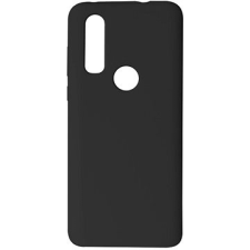 Hishell Premium Liquid Silicone tok Motorola One Action készülékhez - fekete tok és táska