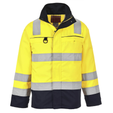  HiVis Multi-Norm kabát PW_FR61YNRXXXL Sárga/Navy - XXXL méret