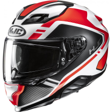 HJC F71 Tozz MC6HSF zárt motoros bukósisak fehér-fekete-piros bukósisak
