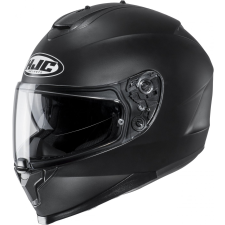 HJC Teljes arcú motoros sisak HJC C70N Solid, félig lapos fekete bukósisak