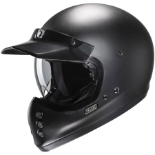 HJC V60 Solid zárt motoros bukósisak semi flat fekete bukósisak