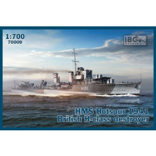 HMS Hotspur 1941 brit H-osztályú romboló műanyag modell kreatív és készségfejlesztő